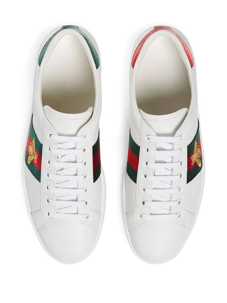 Gucci GUCCI - Ace Leather Sneakers 4