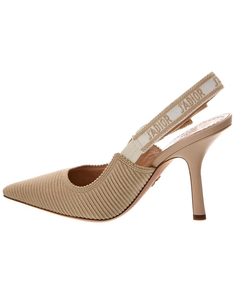 Dior J'Adior Canvas & Leather Slingback Pump 2