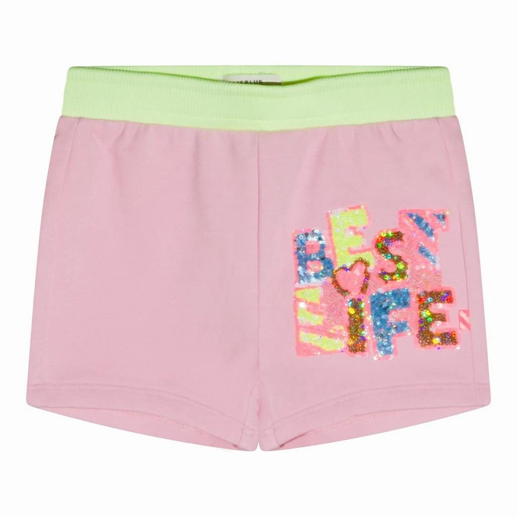 Billieblush Billieblush Glitter Logo Shorts