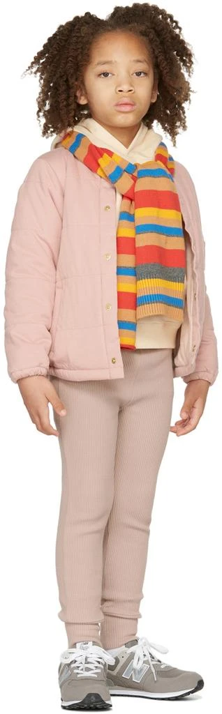 Kodomo BEAMS Kids Pink Rib Leggings 1