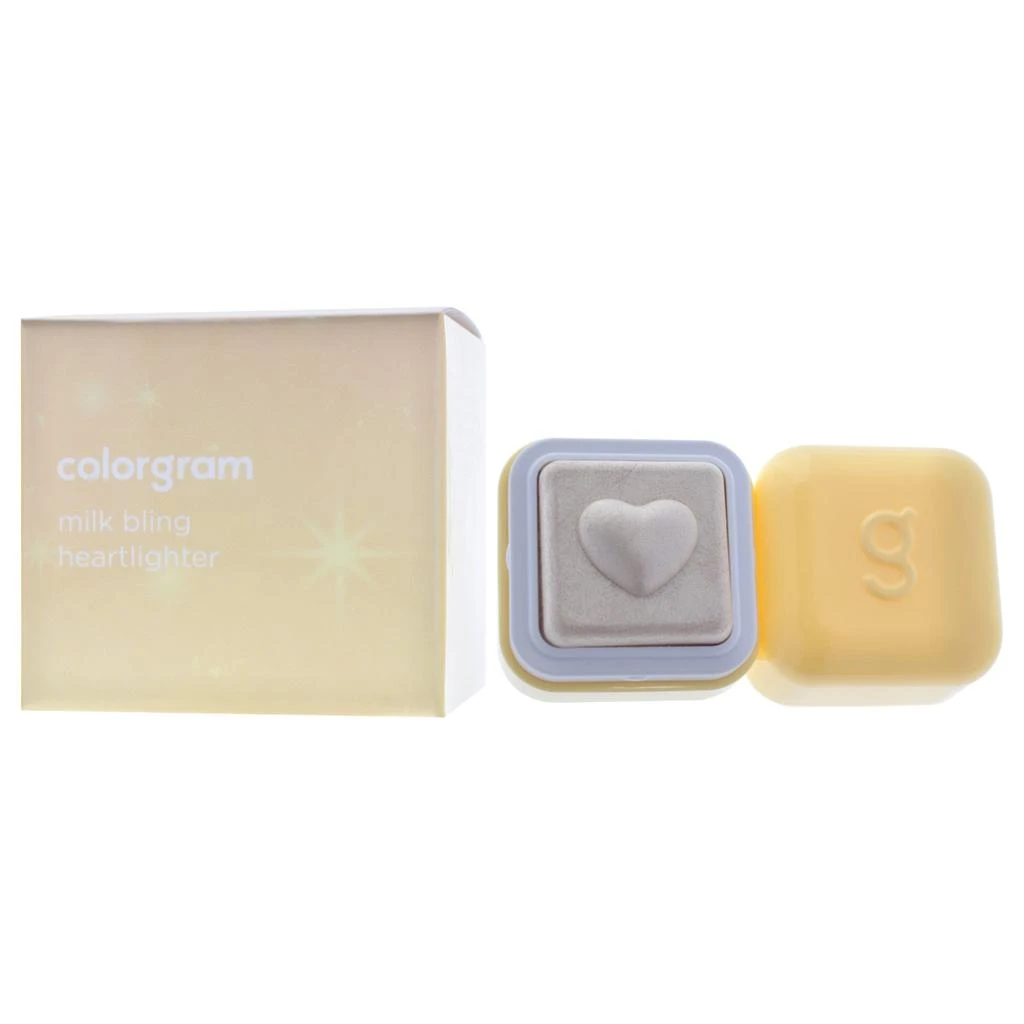 Colorgram Milk Bling Heartlighter - 07 Buttercup Ivory by  for Women - 0.07 oz Highlighter 4