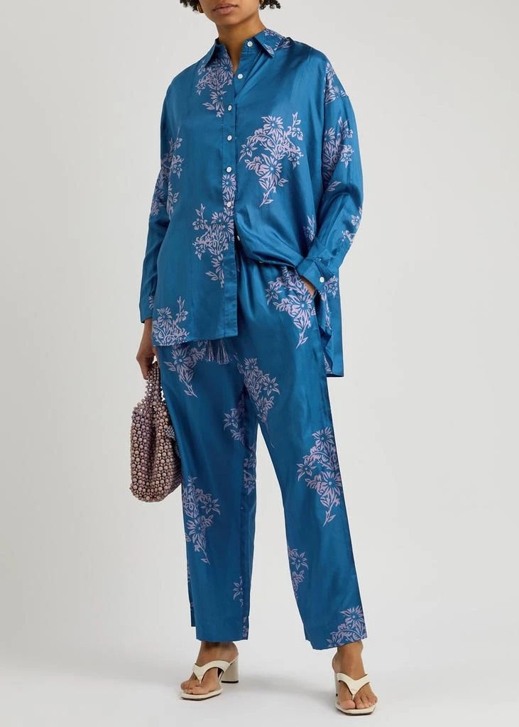 Hannah Artwear Stevie printed silk shirt 4