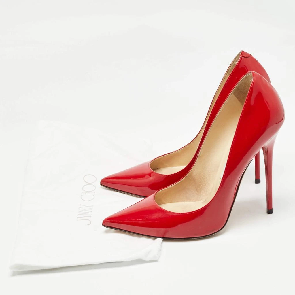 Jimmy Choo Jimmy Choo Red Patent Leather Romy Pumps Size 38 9