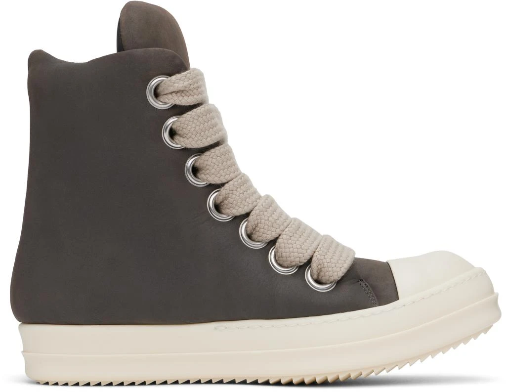 Rick Owens Black Porterville Jumbolaced Padded Sneakers IT-45.5 