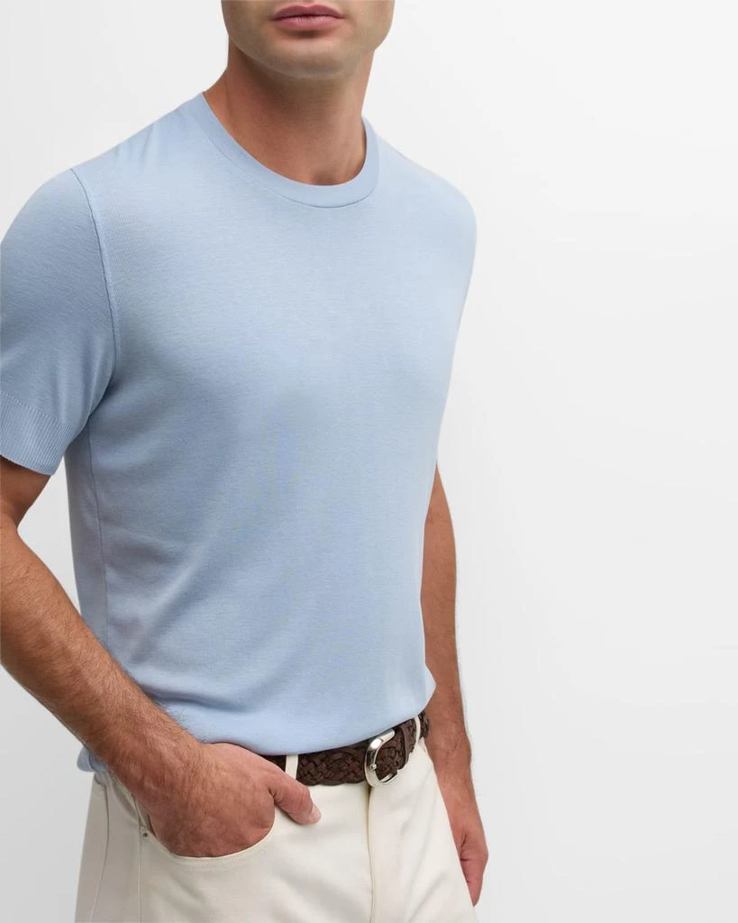 Tom Ford Men's Short-Sleeve Crewneck Sweater 6