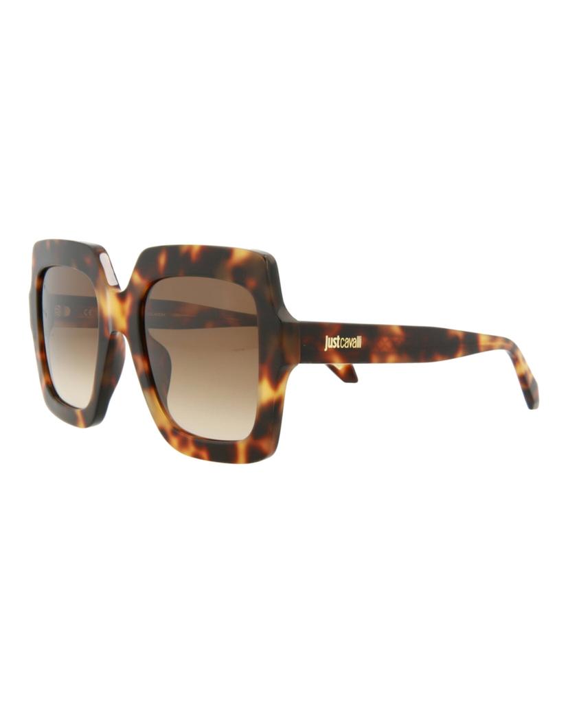 Just Cavalli Square-Frame Acetate Sunglasses