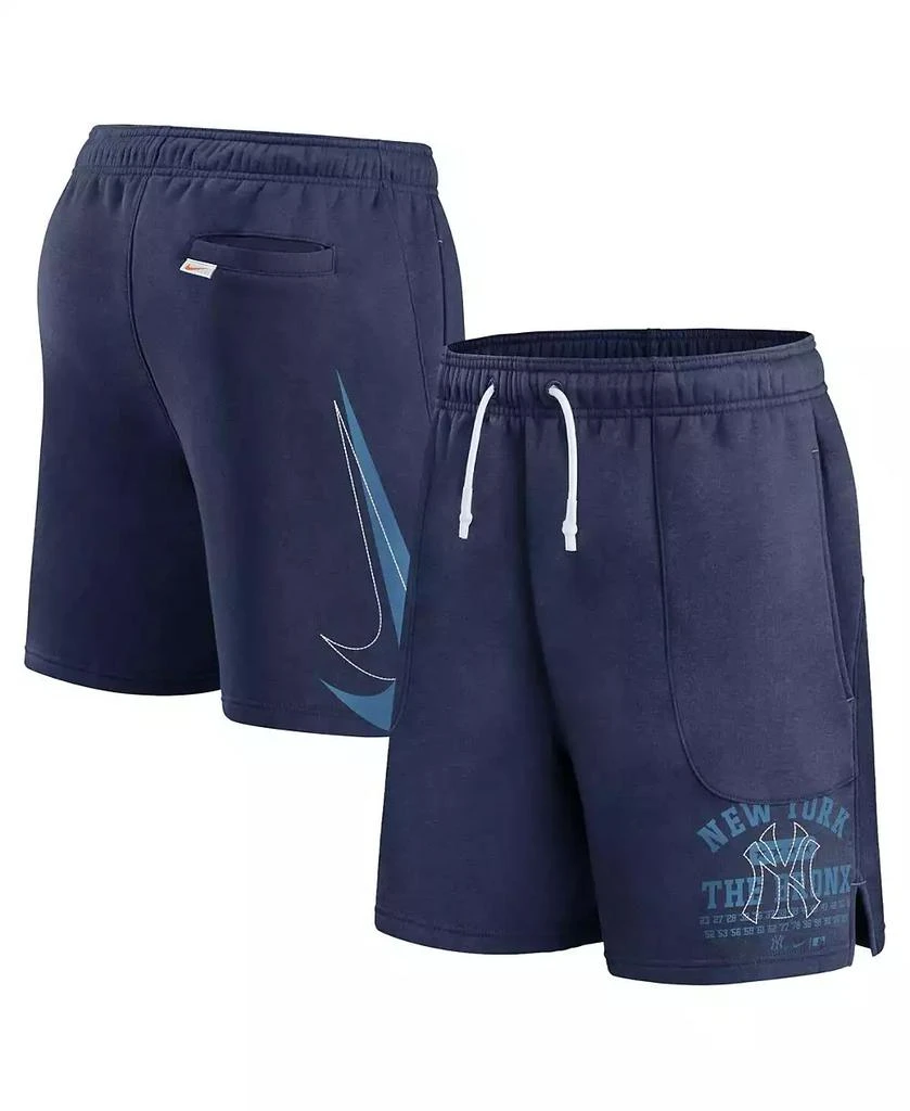 NIKE Men's Navy New York Yankees Statement Ball Game Shorts 1