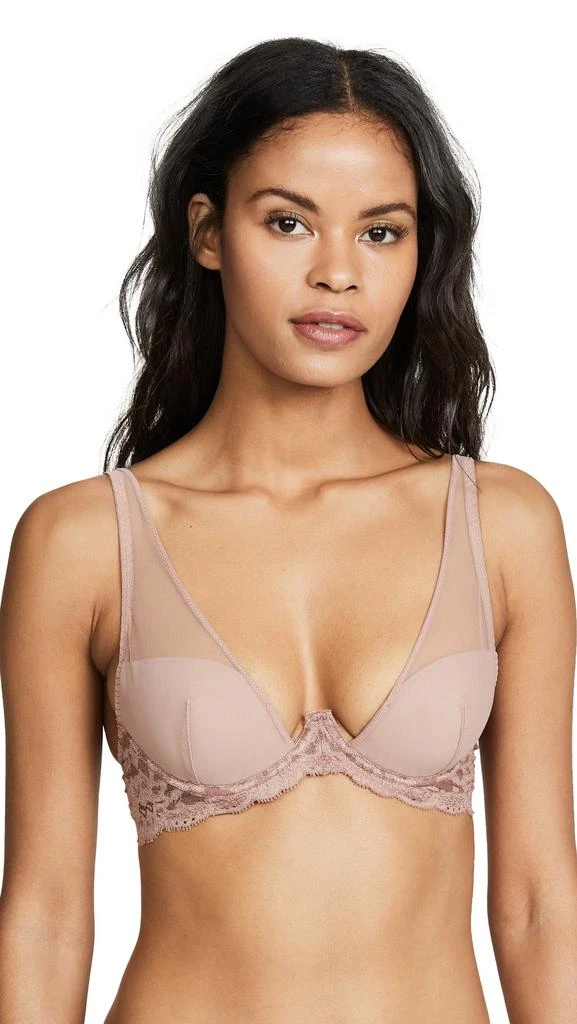 Fleur du Mal Sheer Overlay Demi Bra 5