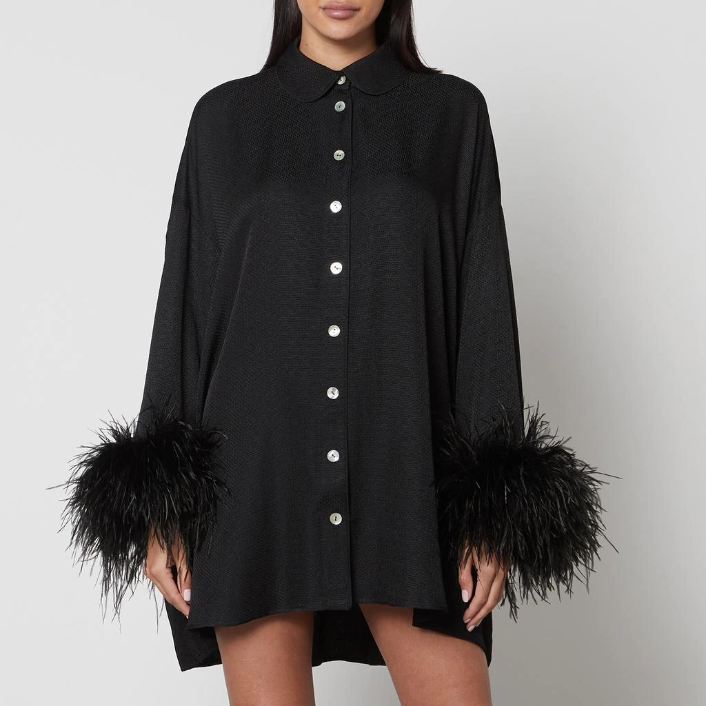 Sleeper Sleeper Pastelle Oversized Jacquard Shirt Dress 1