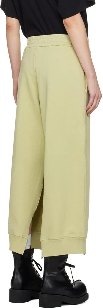 MM6 Green Vented Sweatpants 3