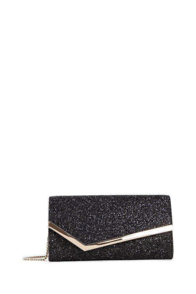 ポーチ Jimmy Choo EMMIE POUCH WITH CHAIN Jimmy Choo Emmie Leather Clutch-On-Chain | Saks Fifth Avenue