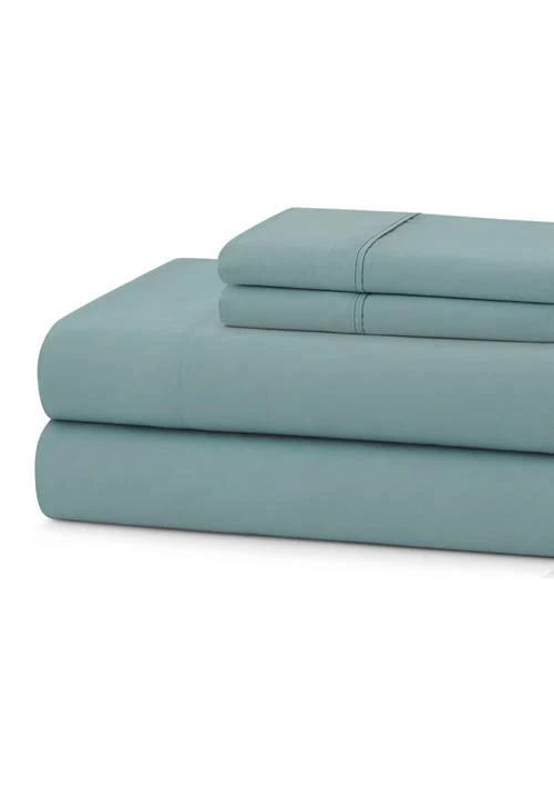 Sweet Home Collection Home Collection 400 Thread Count 100 Combed Cotton Percale Sheet Set 3