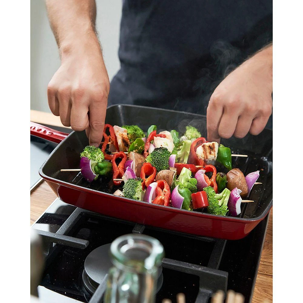 Staub Cast Iron 12" Square Grill Pan 2