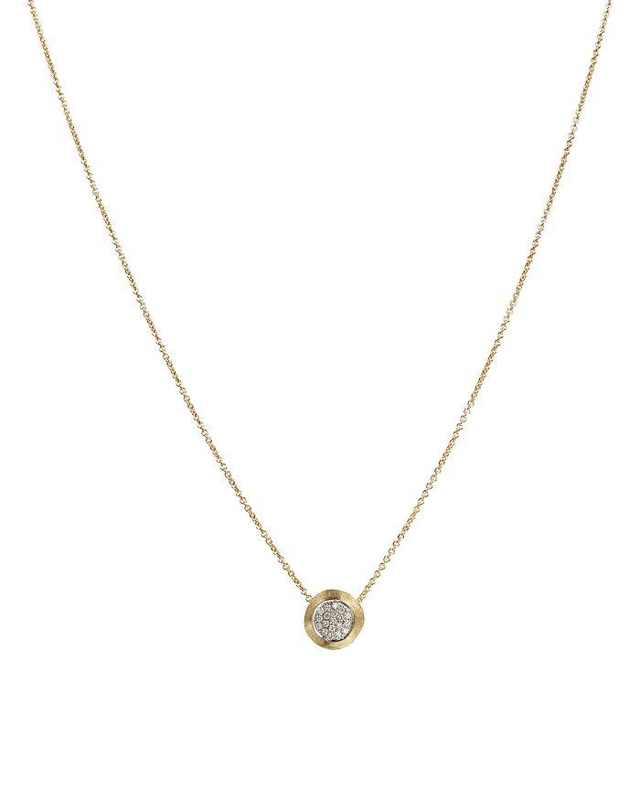 Marco Bicego 18K Yellow Gold Delicati Pendant Necklace with Diamonds, 16.5" 1