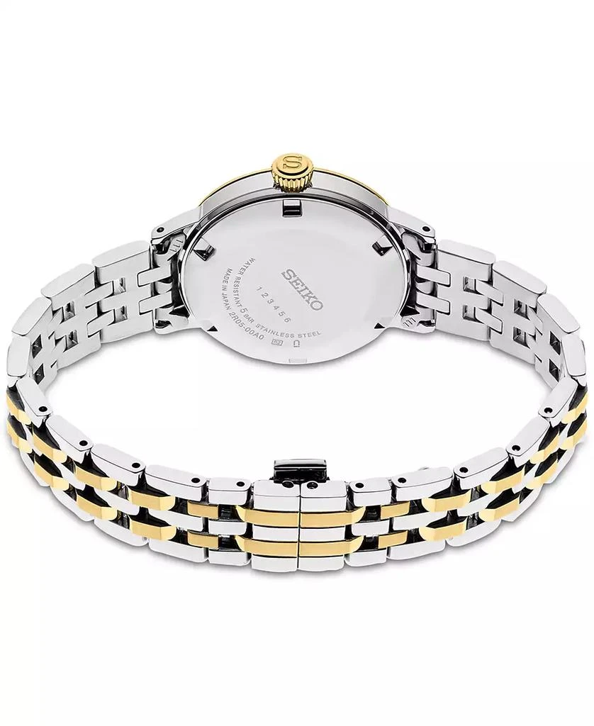 Seiko Women
s Automatic Presage Diamond (1/10 ct. t.w.) Two-Tone Stainless Steel Bracelet Watch 30mm 3