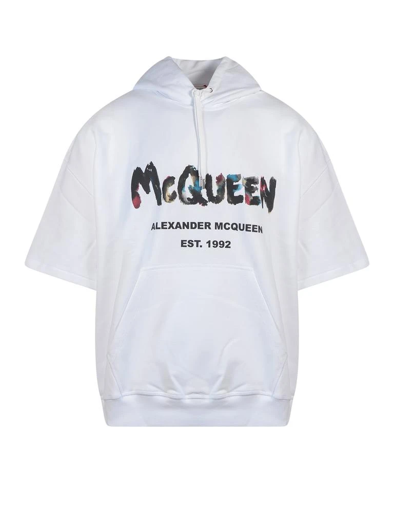 Alexander McQueen Graffiti Acquerello cotton sweatshirt 1