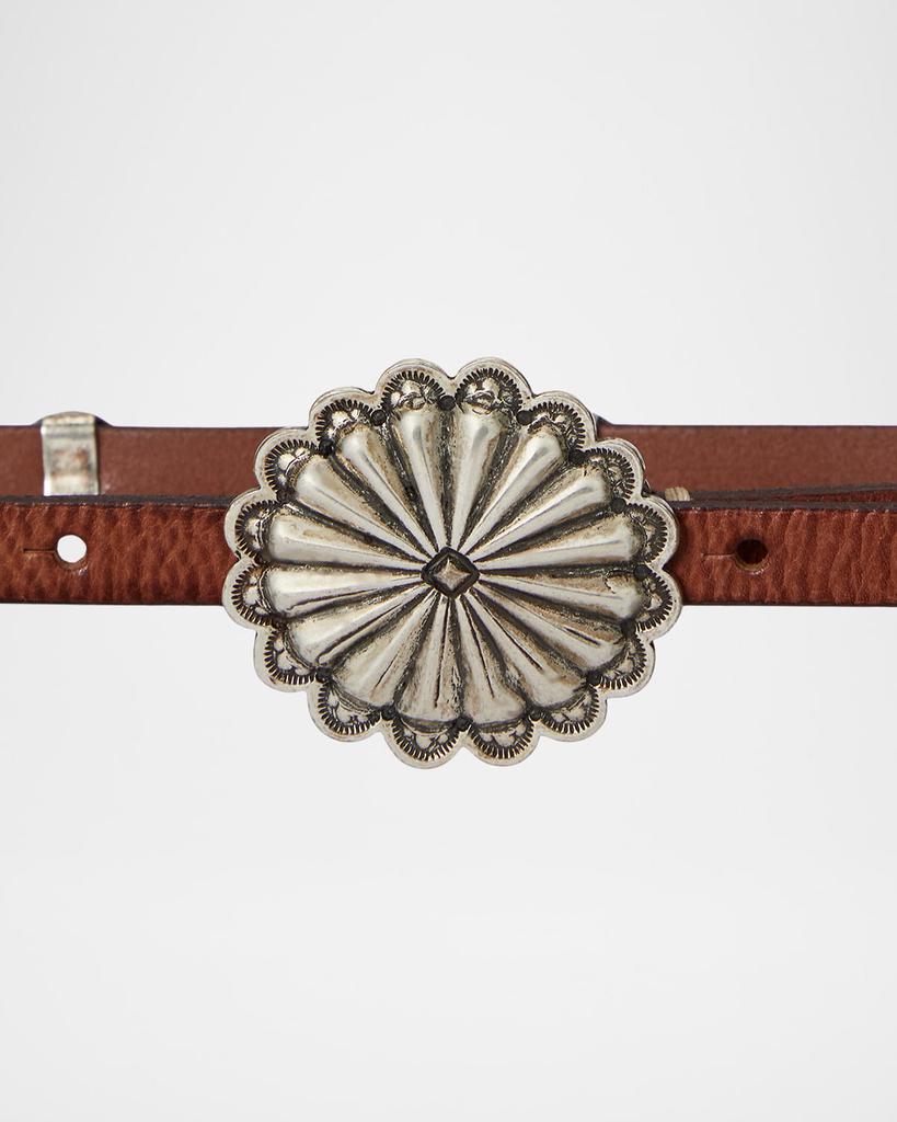 Ralph Lauren x T. Skies Vachetta Leather Belt