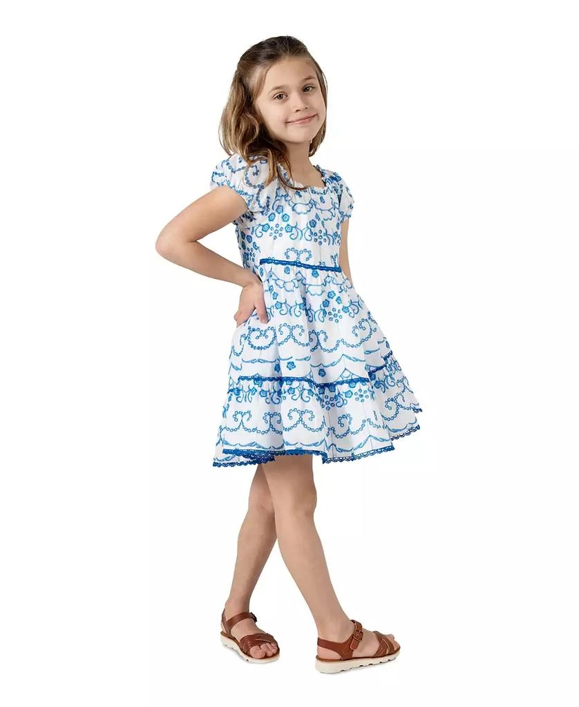 Rare Editions Toddler & Little Girls Embroidered Eyelet Dress 2