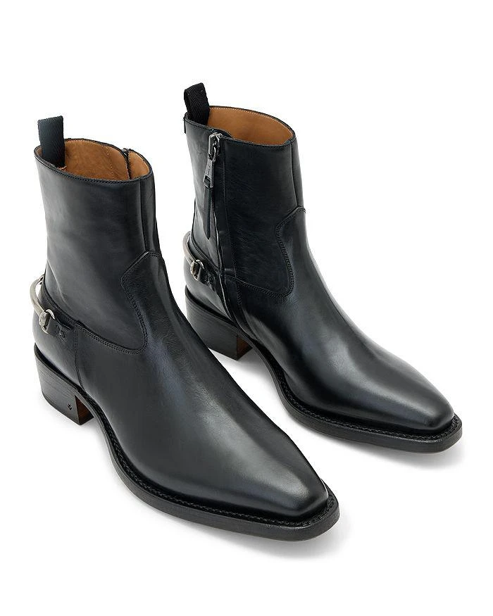 John Varvatos Mens Walker Buckle Chelsea Italian leather Slip Ankle Boots sz 10 WALKER BUCKLE CHELSEA BOOT | John Varvatos main image 4
