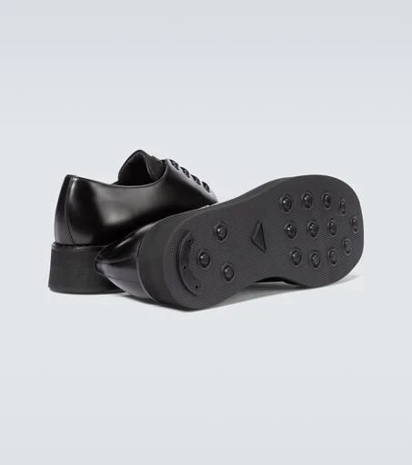 Prada Leather platform Derby shoes 7