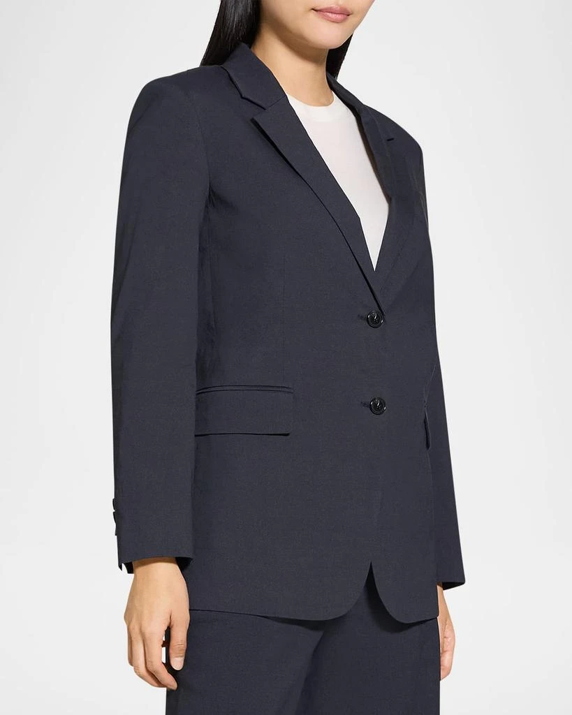 Theory Oversized Crunch Linen Blazer 4
