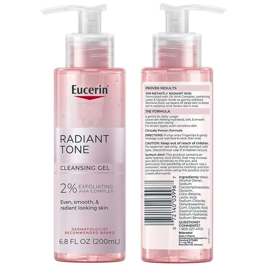 Eucerin Radiant Tone AHA Exfoliating Cleansing Gel 3