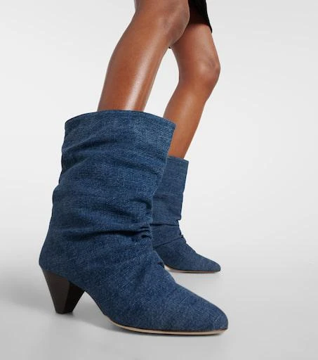 Isabel Marant Reachi denim ankle boots 4