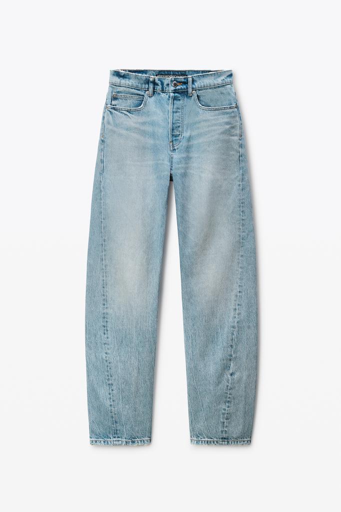 Alexander Wang float bleach blue mid-rise jeans