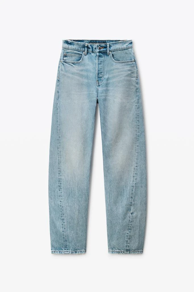 Alexander Wang float bleach blue mid-rise jeans 2