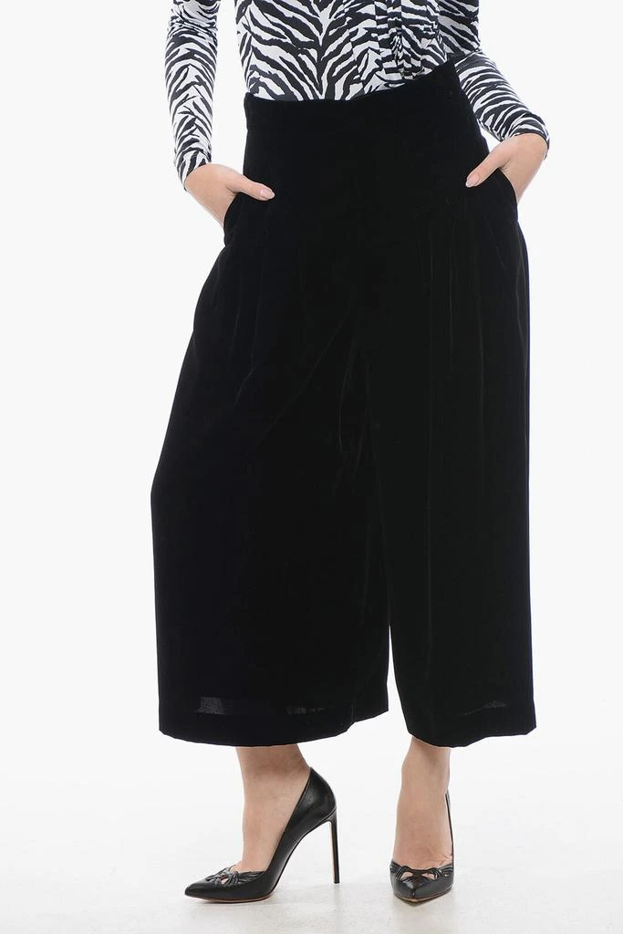 Dior Dior Velour Gaucho Pants with Hidden Closure 1