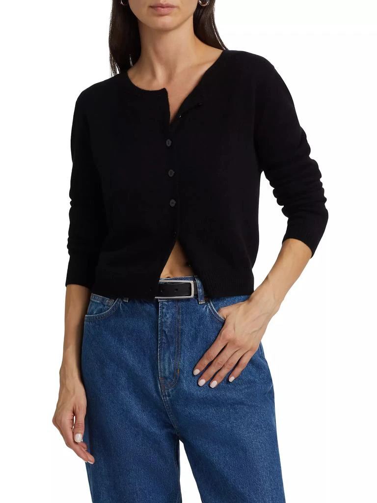 Reformation Clara Cashmere & Wool Crewneck Cardigan 3