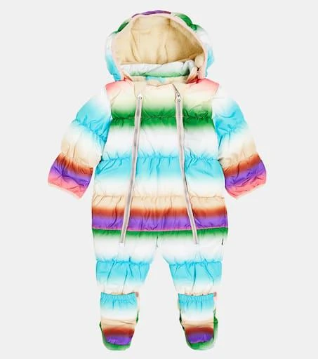 MOLO Baby Hebe striped snowsuit 2