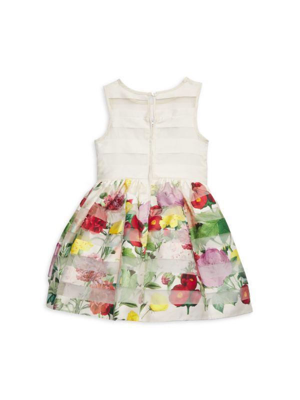 Pippa & Julie Little Girl's & Girl's Floral Fit-&-Flare Dress