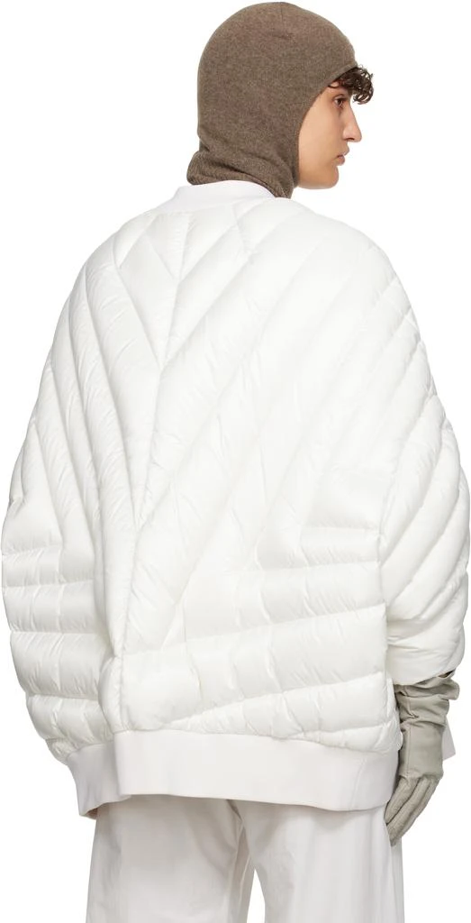 Rick Owens Moncler + Rick Owens Off-White Radiance Peter Bomber Jacket 3
