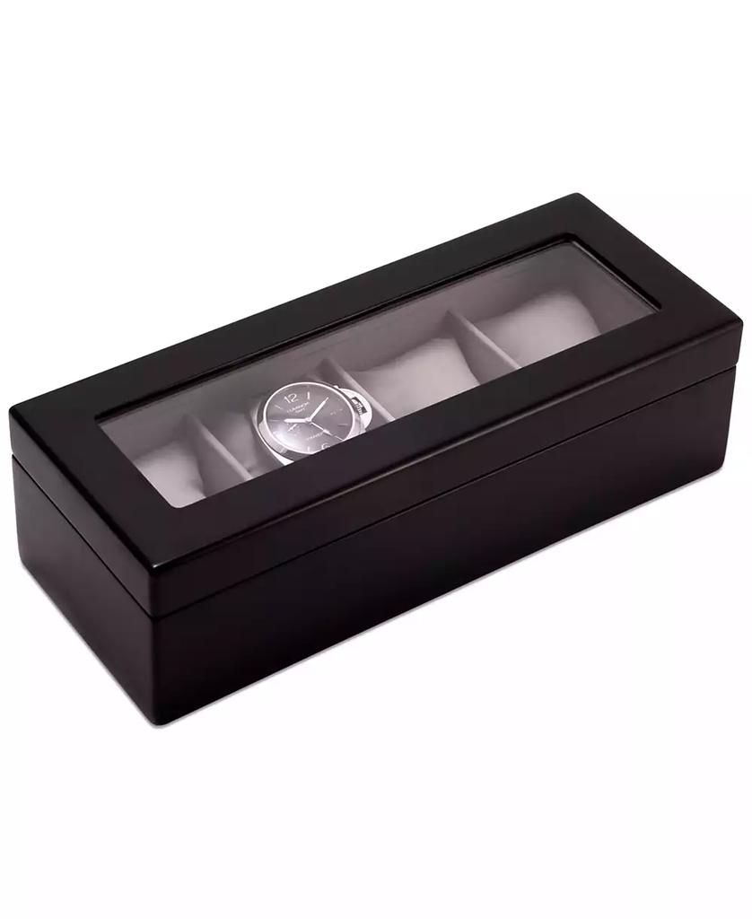 Bey-Berk Cherry Wood Four-Watch Box