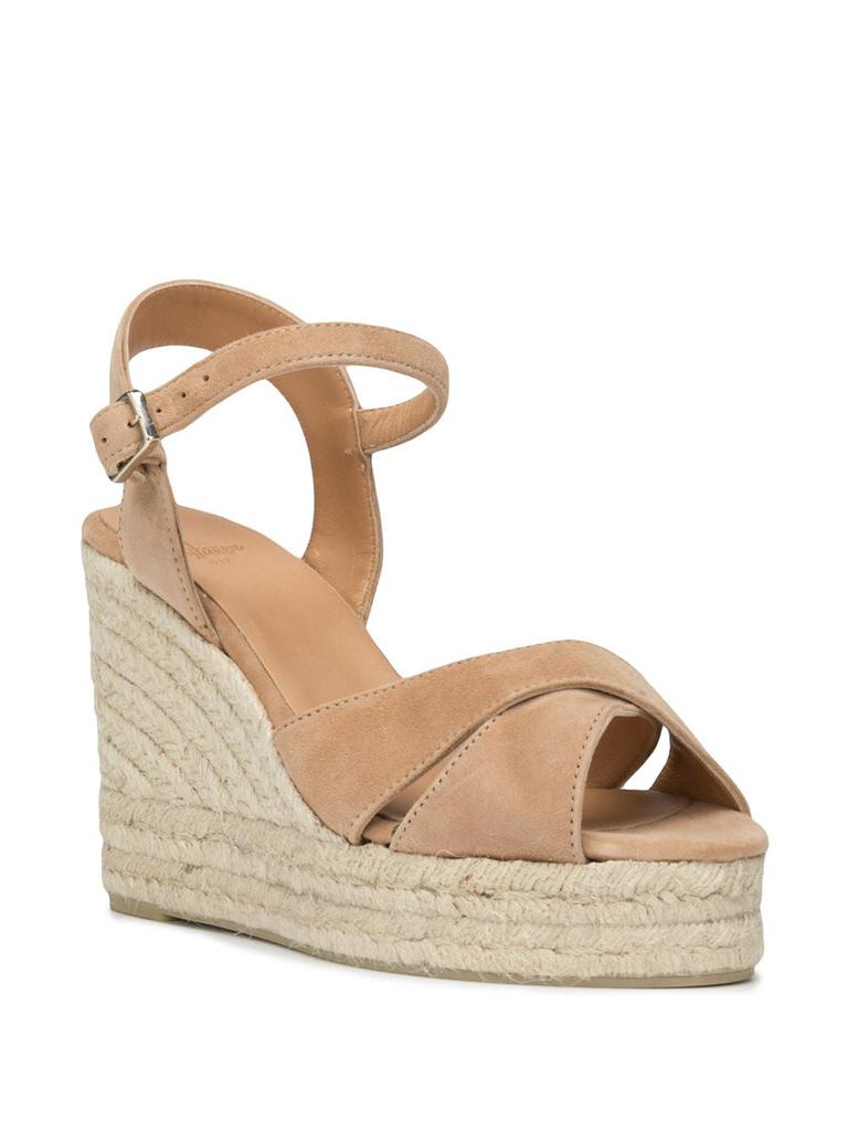 CASTAÑER BLAUDELL RAFFIA WEDGE ESPADRILLES