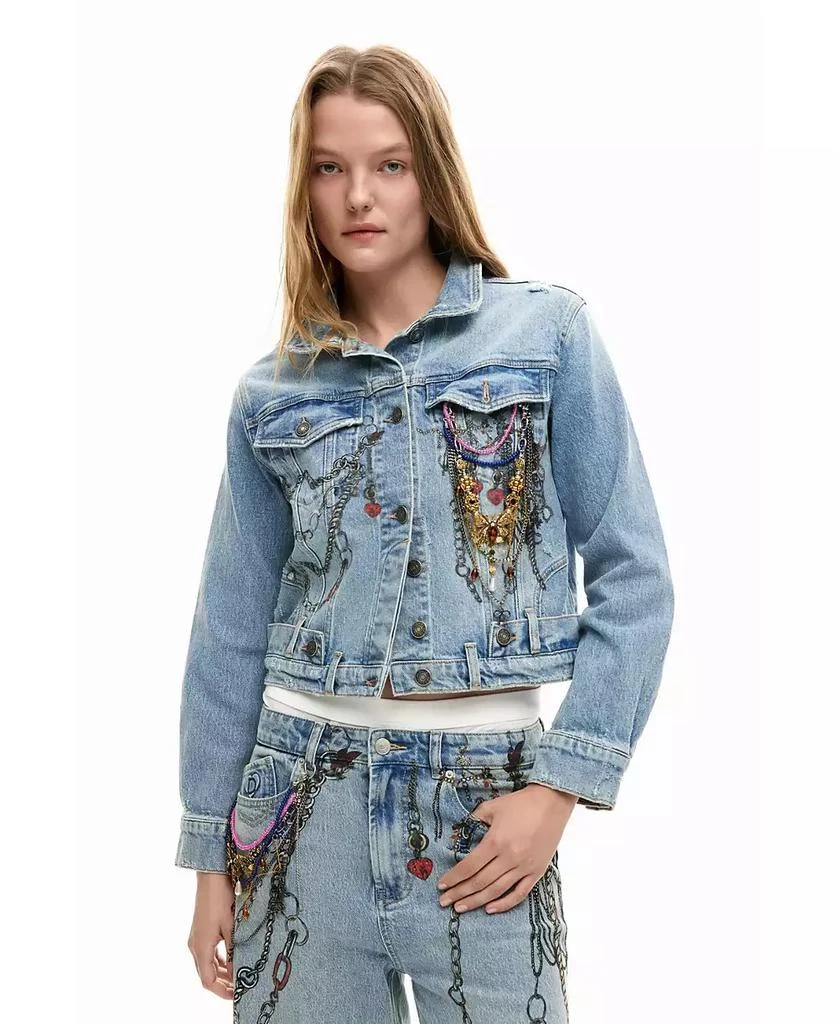 Desigual Women
s Denim Trucker Jacket