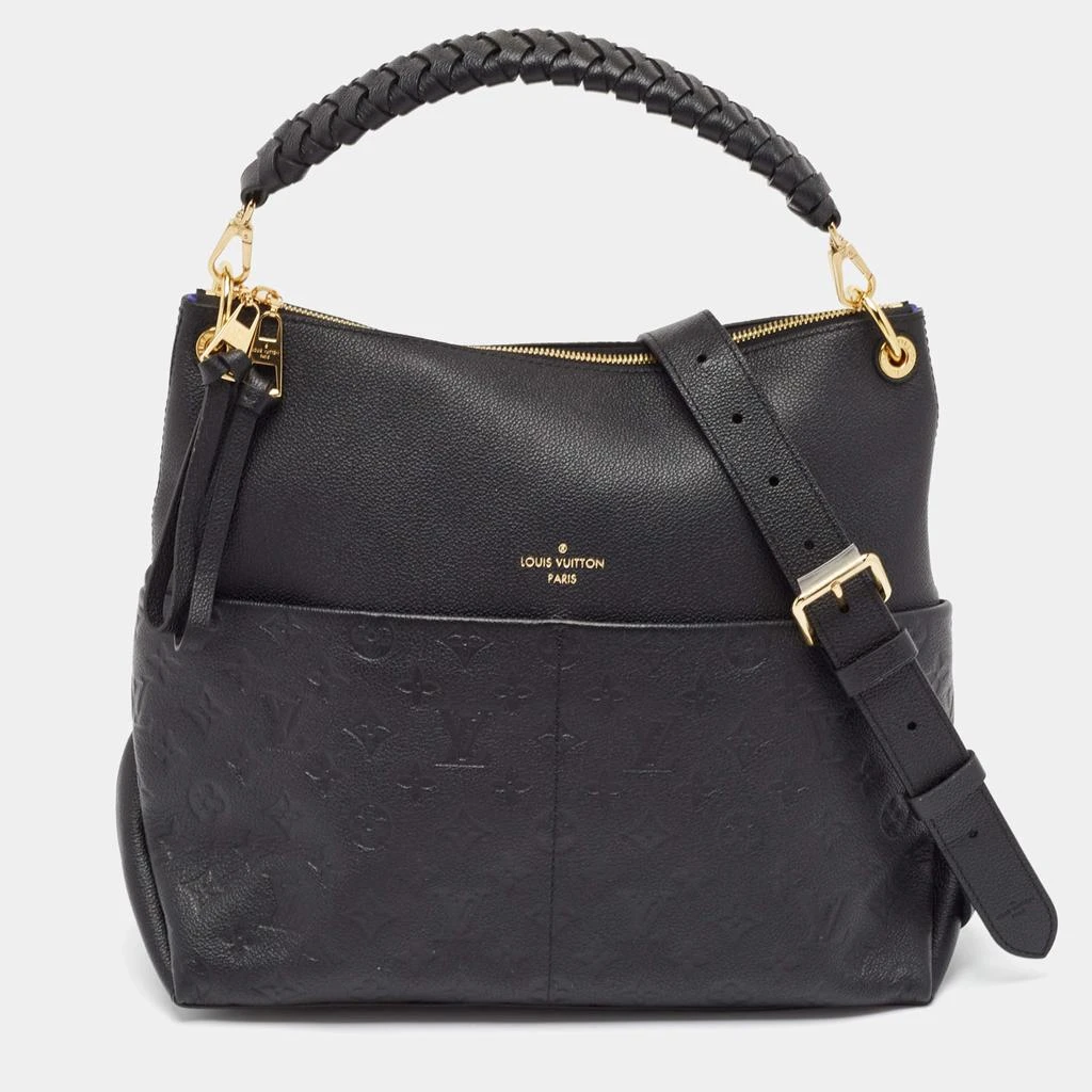 Louis Vuitton Louis Vuitton Black Monogram Empreinte Leather Maida Bag 1