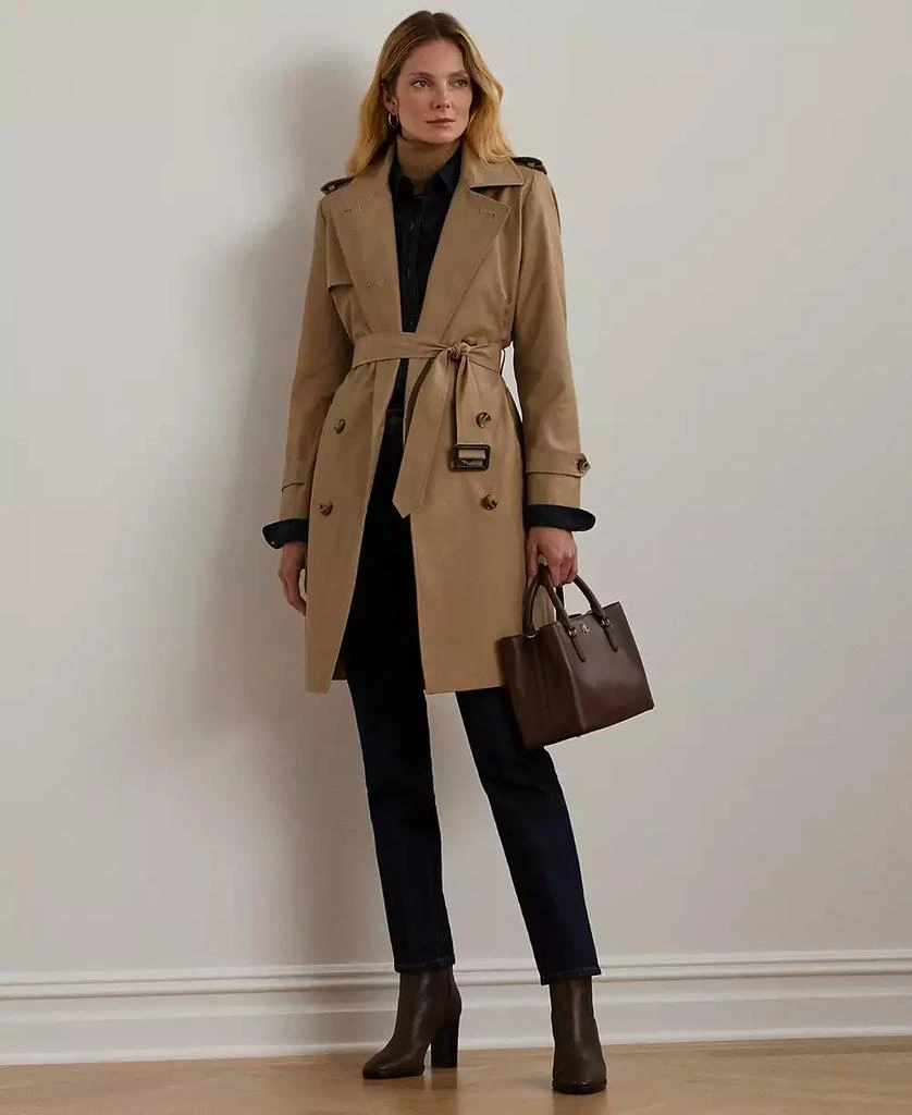 Ralph Lauren Women
s Belted Water-Resistant Trench Coat, P/XS-XX 5