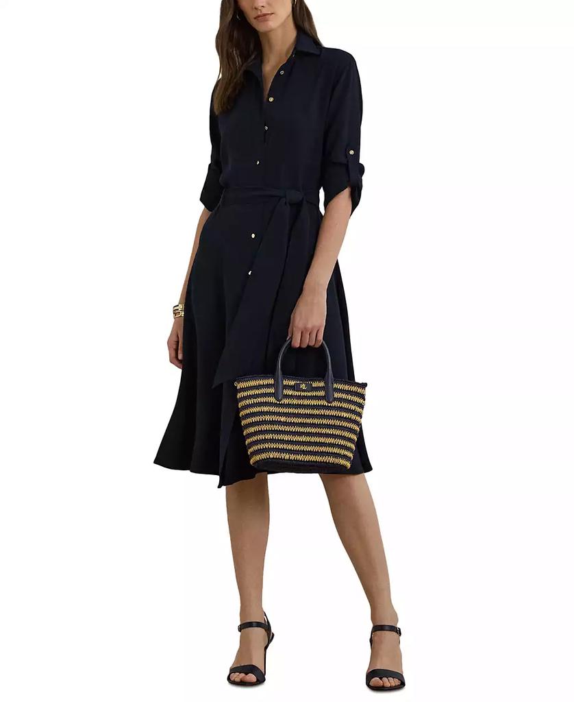 Ralph Lauren Striped Straw Brie Tote Bag - Tote Bags - Free