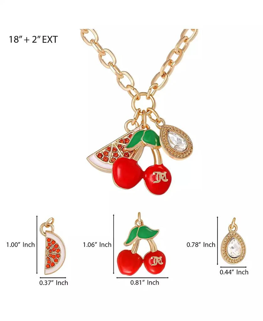 Juicy Couture Cherry 
Watermelon Charm Necklace - 18 + 2

 Chain 5