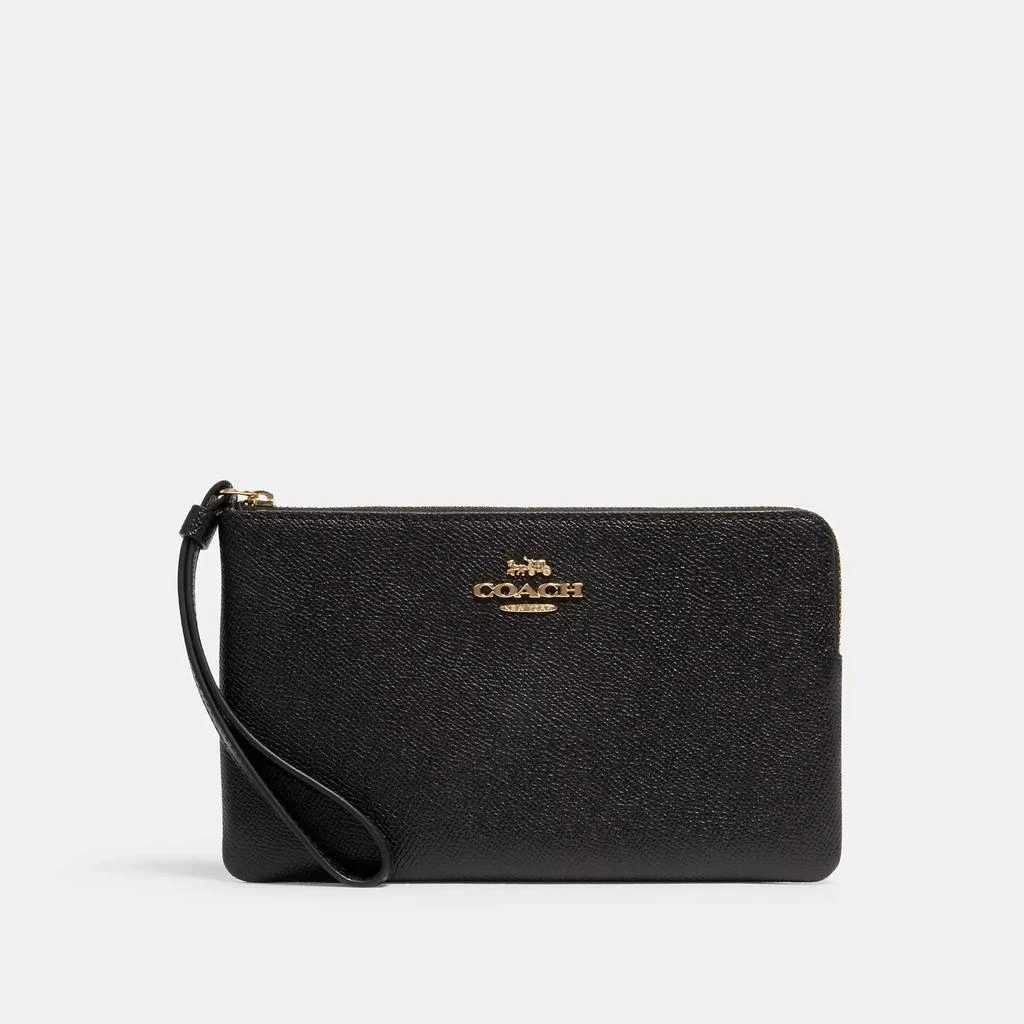 Coach Large Corner Zip Wristlet 1