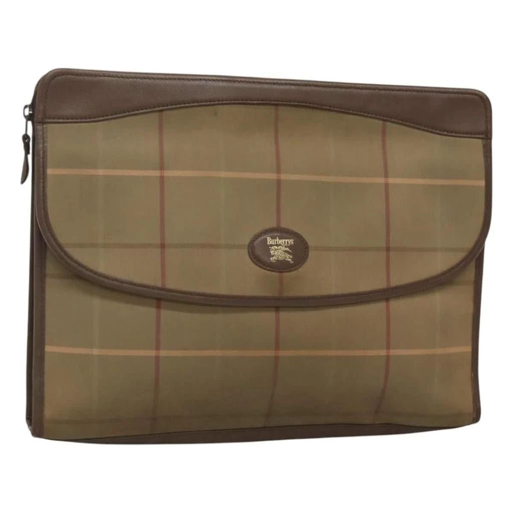 Burberry Nova Check Pochette Canvas Canvas Clutche 
Pouche Bag (Pre-Owned)