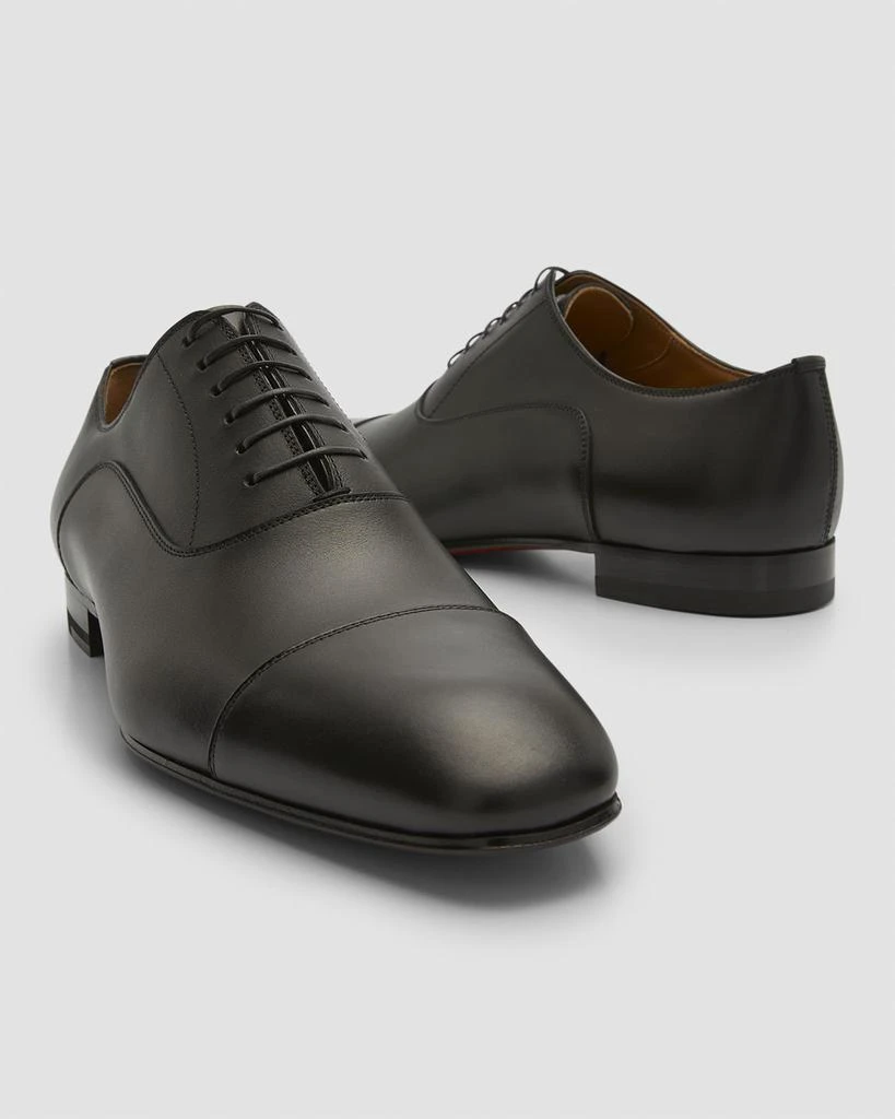 Christian Louboutin Greggo Men's Lace-Up Leather Dress Shoes 9