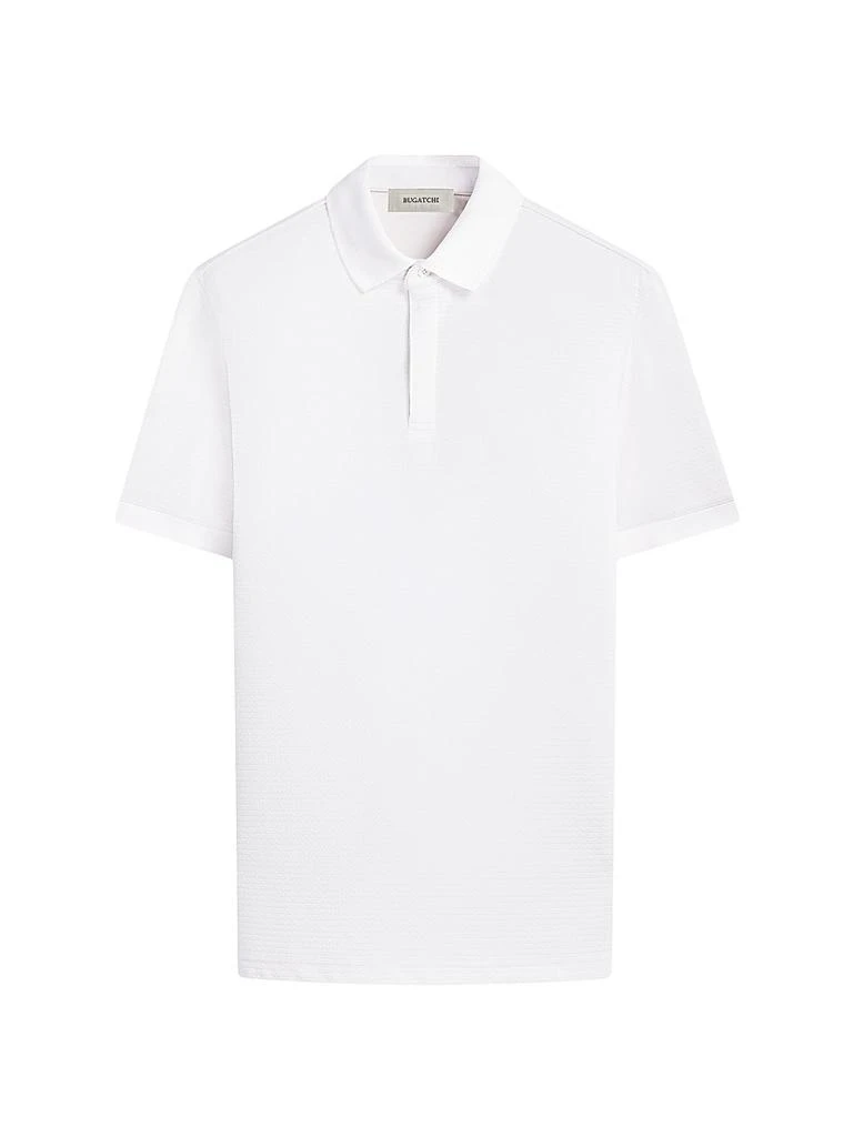 BUGATCHI Three-Button Polo Shirt 1