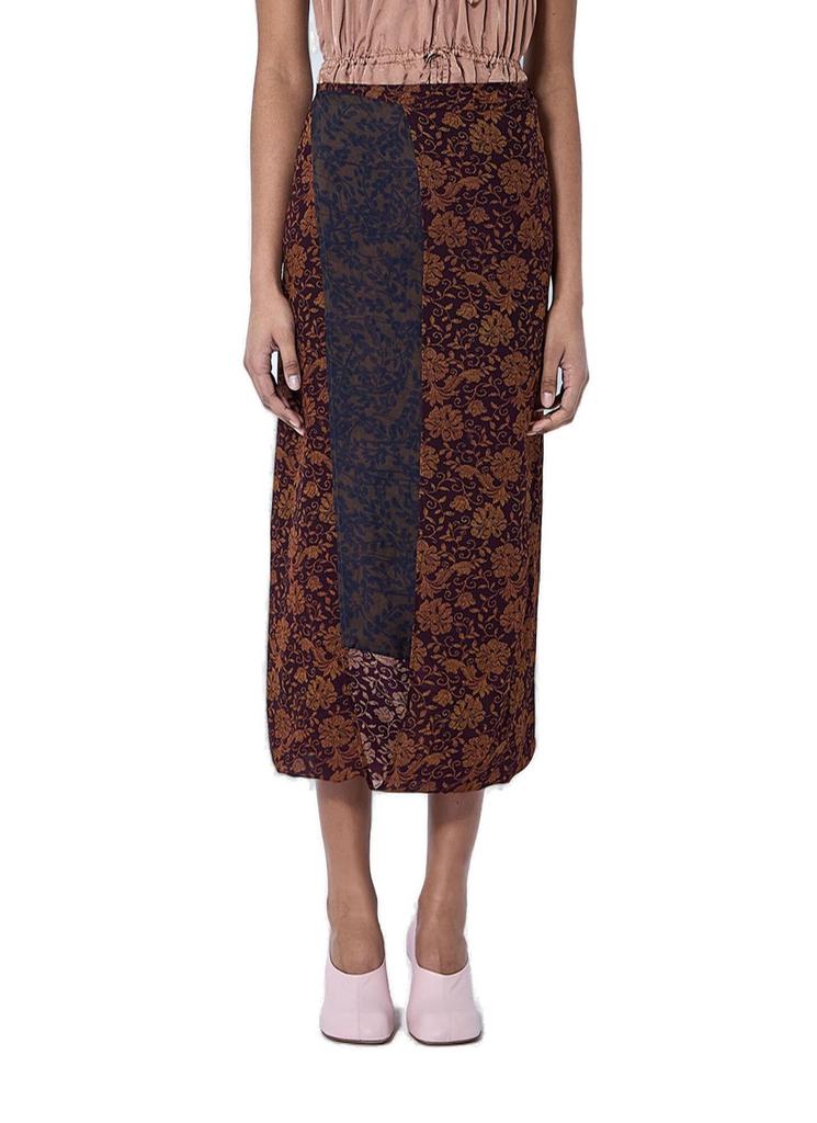 【関税&送料込】Dries Van Noten Sima Midi Skirt Dries Van Noten Asymmetric Cotton Jersey Midi Skirt | Liberty