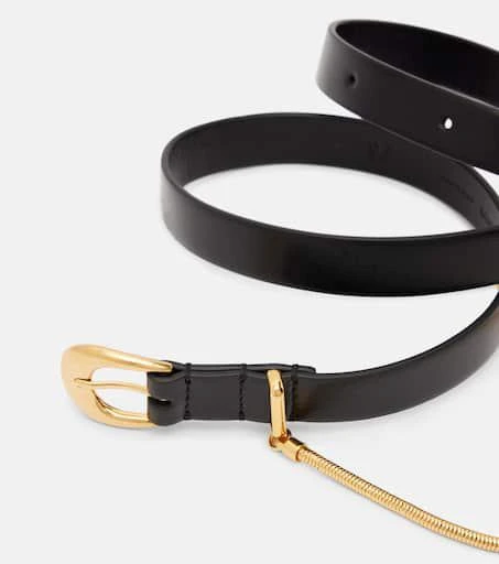 Jil Sander Curve chain-detail leather belt 3