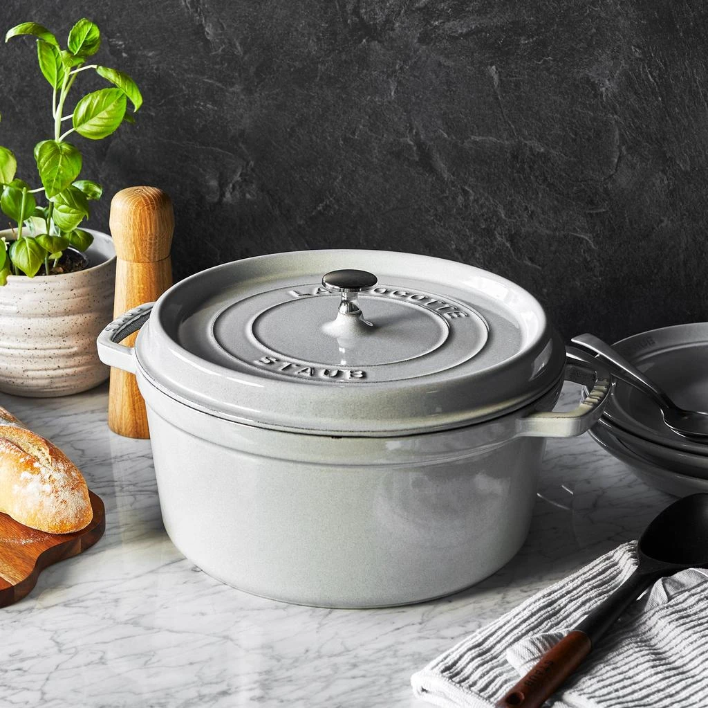 Staub Cast Iron 7-qt Round Cocotte 2
