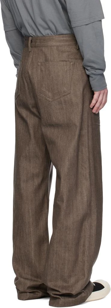 Rick Owens Brown Porterville Geth Jeans 3