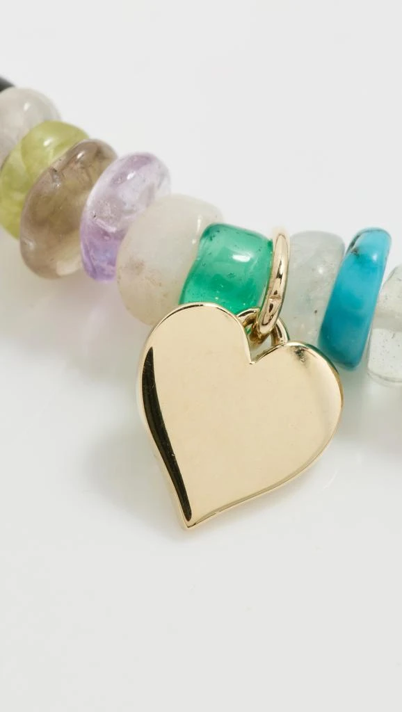 Sydney Evan Pure Heart Charm On Rainbow Bracelet 4